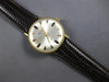 ESTATE LARGE JULES JURGENSEN 18K YELLOW GOLD BLACK ENAMEL AUTOMATIC WATCH #27782