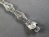 ANTIQUE WIDE ART DECO .25CT AAA SAPPHIRE 14KT WHITE GOLD TENNIS BRACELET #27760