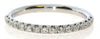 .35CT DIAMOND 18KT WHITE GOLD 3D 2MM SHARED PRONG SEMI ETERNITY ANNIVERSARY RING