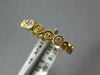 ESTATE .36CT DIAMOND 14K YELLOW GOLD FILIGREE SIZEABLE ETERNITY ANNIVERSARY RING