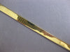 ESTATE 14KT YELLOW GOLD 3D CLASSIC 6MM OMEGA ITALIAN LOVE BRACELET