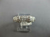 .85CT DIAMOND 14KT WHITE GOLD ROUND & PRINCESS 3 ROW INVISIBLE ANNIVERSARY RING
