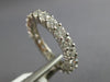 2.39CT DIAMOND 14KT WHITE GOLD 3D SHARED PRONG ETERNITY WEDDING ANNIVERSARY RING