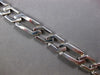 ESTATE LONG 14KT WHITE GOLD 3D CLASSIC SOLID HEXAGON MENS BRACELET