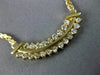 ESTATE .95CT DIAMOND 14KT YELLOW GOLD 3D CLASSIC ROUND HAPPY FACE NECKLACE #1509
