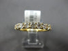 1.16CT DIAMOND 14K YELLOW GOLD ROUND SHARED PRONG SEMI ETERNITY ANNIVERSARY RING
