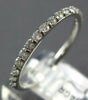 .35CT DIAMOND 14KT WHITE GOLD 3D 2MM COMFORT FIT SHARED PRONG ANNIVERSARY RING