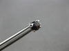 ESTATE 1.0CT BLACK DIAMOND 14KT WHITE GOLD 3D CLASSIC ROUND SCREWBACK EARRINGS