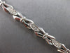 .59CT DIAMOND 14KT WHITE GOLD 3D ROUND 3 STONE XO FILIGREE LOVE TENNIS BRACELET