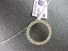ESTATE .55CT DIAMOND 14KT YELLOW GOLD 3D CLASSIC CIRCLE OF LIFE FLOATING PENDANT