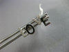 ESTATE .06CT DIAMOND 14KT WHITE GOLD 3D CLASSIC LOVE STUD EARRINGS