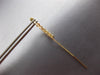 ESTATE .34CT DIAMOND 14KT YELLOW GOLD BEZEL CHANDELIER BAR FUN HANGING EARRINGS