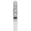 .34CT DIAMOND 18KT WHITE GOLD ROUND CHANNEL PRONG SEMI ETERNITY ANNIVERSARY RING