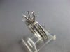.60CT DIAMOND 14KT WHITE GOLD SIX PRONG CHANNEL SEMI MOUNT ENGAGEMENT RING 28073