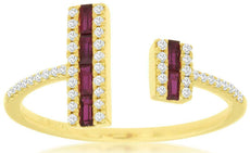 ESTATE 1.0CT AAA RUBY 14KT YELLOW GOLD 3D CLASSIC STUD EARRINGS