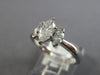 .90CT DIAMOND 14KT WHITE GOLD 3D CLASSIC 3 STONE MARQUISE SHAPE ENGAGEMENT RING