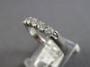 .55CT DIAMOND 14K WHITE GOLD ROUND SHARED PRONG 5 STONE WEDDING ANNIVERSARY RING