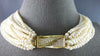 LARGE 5CT DIAMOND & AAA SOUTH SEA PEARL 18K YELLOW GOLD MULTI ROW NECKLACE 27515