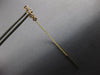 ESTATE .20CT DIAMOND 14KT YELLOW GOLD 4 STONE BEZEL CHANDELIER HANGING EARRINGS