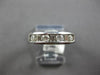 .60CT DIAMOND 14KT WHITE GOLD ROUND & BAGUETTE CHANNEL WEDDING ANNIVERSARY RING