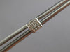 SMALL .25CT DIAMOND 14KT WHITE GOLD PRINCESS INVISIBLE SQUARE FUN STUD EARRINGS