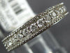 .35CT DIAMOND 18KT WHITE GOLD 3D ROUND FILIGREE SEMI ETERNITY ANNIVERSARY RING