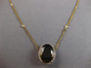 8.82CT DIAMOND & AAA SMOKY TOPAZ 14KT YELLOW GOLD 3D OVAL & ROUND LOVE NECKLACE