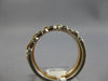 ESTATE .12CT DIAMOND 14KT TRI COLOR GOLD 3D CLASSIC STACKABLE FUN RING