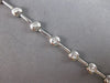 .90CT DIAMOND 14K WHITE GOLD ROUND ETOILE BEZEL BY THE YARD LOVE TENNIS BRACELET