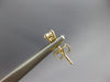 ESTATE .33CT DIAMOND 14KT YELLOW GOLD 3D ROUND CLASSIC FOUR PRONG STUD EARRINGS