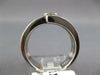 1.56CT DIAMOND 14KT WHITE GOLD SOLITAIRE MULTI ROW BEZEL ENGAGEMENT RING #18689
