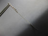 ESTATE .34CT DIAMOND 14KT WHITE GOLD BEZEL CHANDELIER BAR FUN HANGING EARRINGS