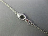 ESTATE .96CT DIAMOND 14K WHITE GOLD 3D FLOWER BY THE YARD NECKLACE F/G VVS 25651