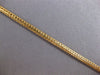 ESTATE 14KT YELLOW GOLD 3D CLASSIC 3MM HERRINGBONE FUN LOVE BRACELET