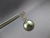 .33CT DIAMOND & AAA TAHITIAN PEARL 14K WHITE GOLD DOUBLE FLOWER HANGING EARRINGS