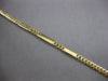ESTATE LONG 14KT YELLOW GOLD 3D CLASSIC SOLID CUBAN MULTI BAR UNISEX BRACELET