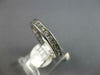 1.0CT DIAMOND 14KT WHITE GOLD 3D ROUND ETERNITY CHANNEL WEDDING ANNIVERSARY RING