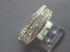 .50CT DIAMOND 14KT WHITE GOLD ROUND & PRINCESS FILIGREE WEDDING ANNIVERSARY RING