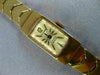 ESTATE HERNIA 14 JEWELS INCABLOC SWISS 14K YELLOW GOLD CLASSIC RECTANGULAR WATCH