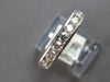.75CT DIAMOND 14KT WHITE GOLD 4MM CLASSIC ROUND CHANNEL WEDDING ANNIVERSARY RING