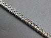 ESTATE 2.20CT DIAMOND 14K WHITE GOLD 3D CLASSIC ROUND SEMI BEZEL TENNIS BRACELET