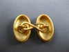 ESTATE LARGE 1.20CT OLD MINE DIAMOND 14KT YELLOW GOLD MATTE MENS CUFFLINKS 27114