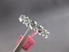 4.99CT AAA AQUAMARINE 14KT WHITE GOLD 3D ROUND CLASSIC ETERNITY ENGAGEMENT RING