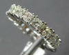 3.05CT DIAMOND 14KT WHITE GOLD 3D PRINCESS 4 PRONG ETERNITY 4MM ANNIVERSARY RING