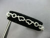 ESTATE 1.38CT DIAMOND 18KT WHITE GOLD 3D MULTI HEART LOVE KNOT TENNIS BRACELET