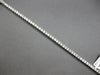 ESTATE LARGE & WIDE 6.71CT DIAMOND 14KT WHITE GOLD CLASSIC ROUND TENNIS BRACELET