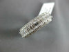 WIDE 3.75CT DIAMOND 18KT WHITE GOLD ROUND & BAGUETTE ETERNITY ANNIVERSARY RING