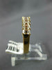 1.39CT DIAMOND 18KT YELLOW GOLD BAGUETTE 9 STONE SHARED PRONG ANNIVERSARY RING