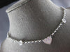 1.5CT DIAMOND 18KT WHITE GOLD HEART CIRCULAR BY THE YARD INVISIBLE LOVE NECKLACE