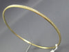 ESTATE .96CT DIAMOND 18KT YELLOW GOLD CLASSIC MILGRAIN ETERNITY BANGLE BRACELET